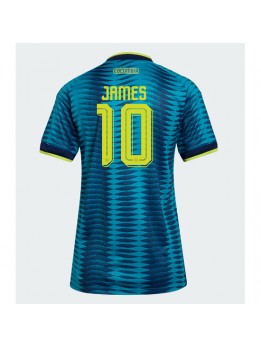 Colombia James Rodriguez #10 Replika Borta Kläder Dam VM 2026 Kortärmad